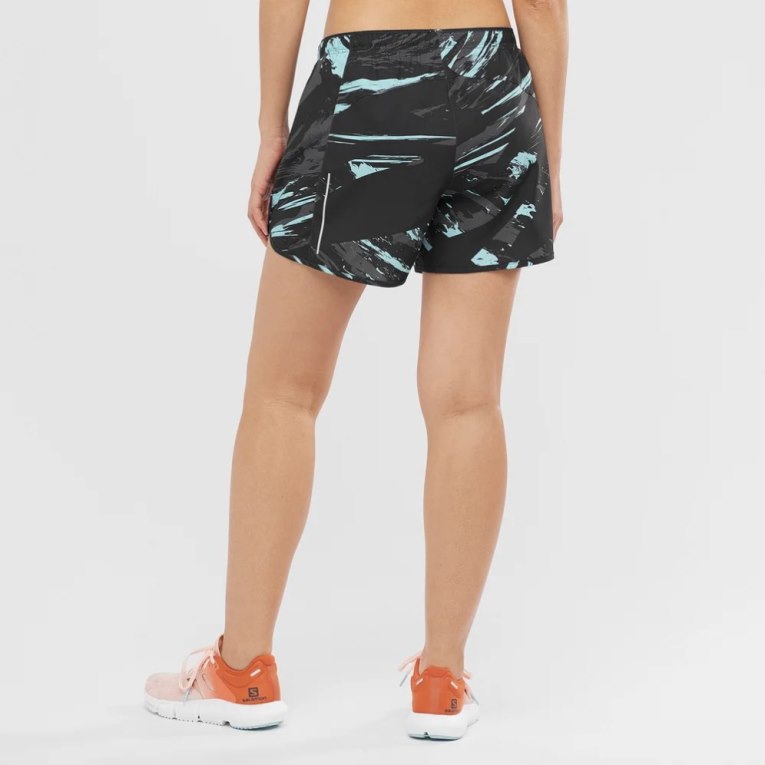 Salomon Agile Women's Running Shorts Black | CA 14K76